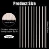 beinkmake 10Pcs Reusable Hanging Burning Rods 7.87 x 0.12inch Porcelain Bead Jewelry Pendant Burn Sticks Ceramic Rods Kiln Hanging Burning Rod Fires Clay Pottery Tools for DIY Crafts view 2