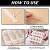 beinkmake 10Pcs Reusable Hanging Burning Rods 7.87 x 0.12inch Porcelain Bead Jewelry Pendant Burn Sticks Ceramic Rods Kiln Hanging Burning Rod Fires Clay Pottery Tools for DIY Crafts view 4