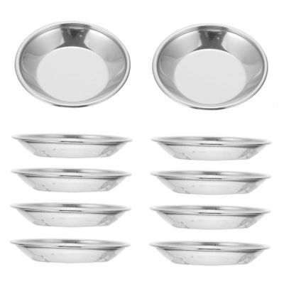 10pcs Stainless Steel Watercolor Mixing Tray Spout for Model Painting Art Supplies for Students and Artists for Military Models and Watercolor Techniques