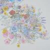 100 Pcs Natural Flower Stickers for Scrapbooking Junk Journal Notebook Planner Card Making Collage Envelope Water Bottle Phone Case Craft, Rose, Daisy, Lavender, Sunflower, Wildflower Stickers view 3