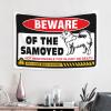 PLOWS Tapestry Aesthetic Beware Of Samoyed Tapestry Tapestries For Bedroom Asthetic Room Decore(100X150CM) view 2
