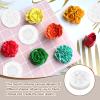 PATIKIL Flower Silicone Moulds, 3D Blooming Floral Chocolate Fondant Mould for DIY Casting Resin Candle Soap Handmade Making Cake Decorating Crafts (White, 4.1x1cm) view 4