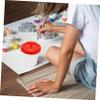 LOLIPPYY 4pcs Boys and Girls Brush Wash Basin Rotating Painting Brush Washer Non-Spill Paint Cups for Art Projects Classroom Use Random Color view 4