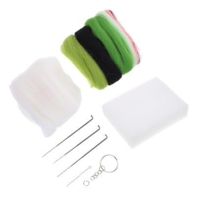 KAILIKETIY Needle Felting Kit Starter DIY Felting Crafts Material Wool Felt DIY Material Package for Beginners