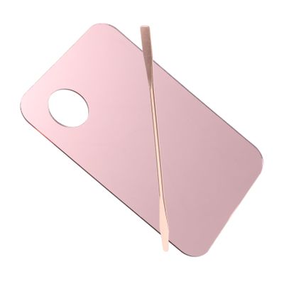 Beavorty 1set Mixing Palette for Nail Art and Makeup Spatula Lightweight and Portable for Artists and Beginners