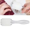 Leather Carving Hammer with Nylon and Wooden Handle, Sturdy DIY Leathercraft Mallet for Stamping Tool, Ideal for Leather Art and Craft (White) view 2