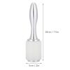 Leather Carving Hammer with Nylon and Wooden Handle, Sturdy DIY Leathercraft Mallet for Stamping Tool, Ideal for Leather Art and Craft (White) view 4