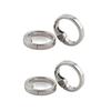ARTSEWPLY 10pcs Metal Spring Clips for Handbag Backpack Keychain Dog Leash Fasteners for Leather Crafts and Accessories Silver Color view 1