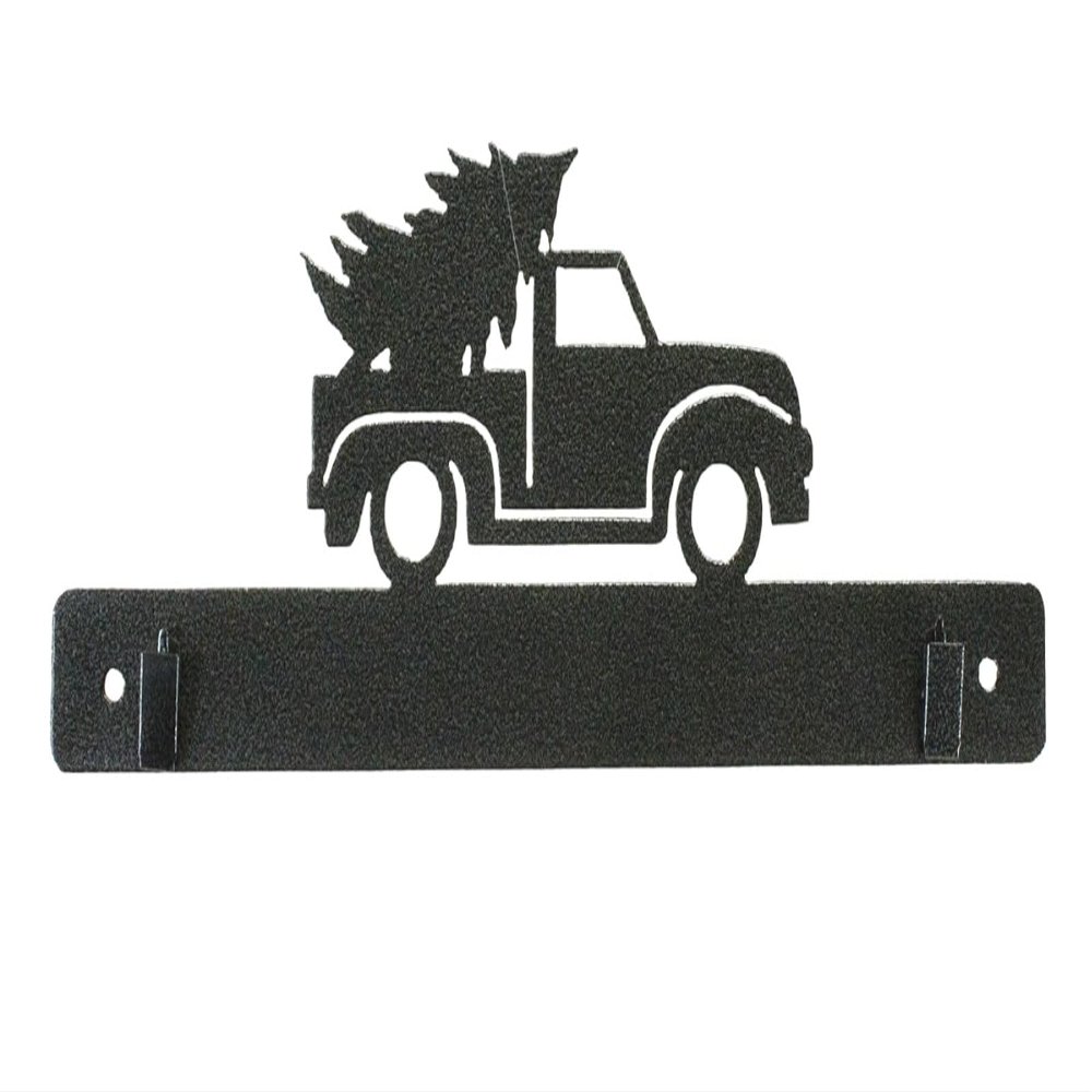 Classic Motifs 12 Inch Christmas Truck Craft Holder with Clips