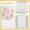 yeeplant 100-Piece Pre-Folded Vellum Jackets, Transparent Paper Wraps for Invitations, 5X7 Wedding and Party Envelopes Set view 3