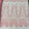 New Creations Fabric & Foam Inc, Luxury Wing Damask Beaded Lace, by The Yard. (Pink) view 3