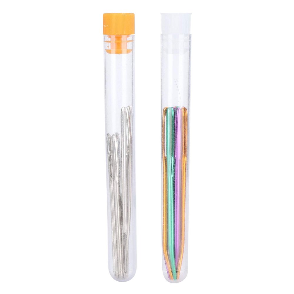 Hand Sewing Needles, Approximately 5.3cm to 7cm Sewing Supplies Needles for Hand Sewing with 8 Aluminum Needles and 9 Yarn Needles for Stitching, Sewing and Hand Made Projects