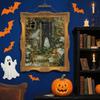 Eterkosu Halloween Counted Cross Stitch Kits for Adults, Ghost Stamped Cross Stitch Kits for Beginners, Needlepoint Cross-Stitch Horror Patterns Embroidery Kits Arts and Crafts for Home Decor view 3