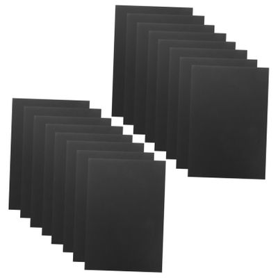 LIFKOME Thick Black A4 Cardstock 50 Sheets Blank Paper for Card Making Scrapbooking and Drawing Projects