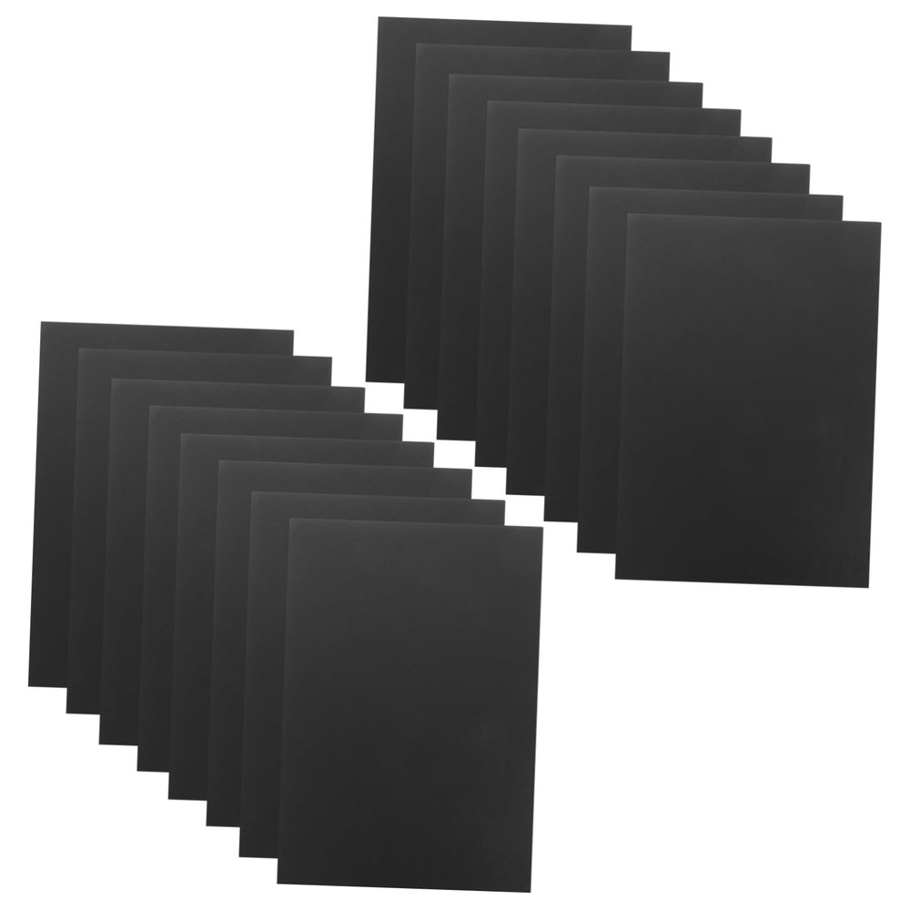 LIFKOME Thick Black A4 Cardstock 50 Sheets Blank Paper for Card Making Scrapbooking and Drawing Projects
