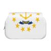 DUWAA Rhode Island State Flag print Pen Pencil Case with Zipper Clear Makeup Color Pouch Cosmetics Bag Multi-Purpose Stationary Bag view 2
