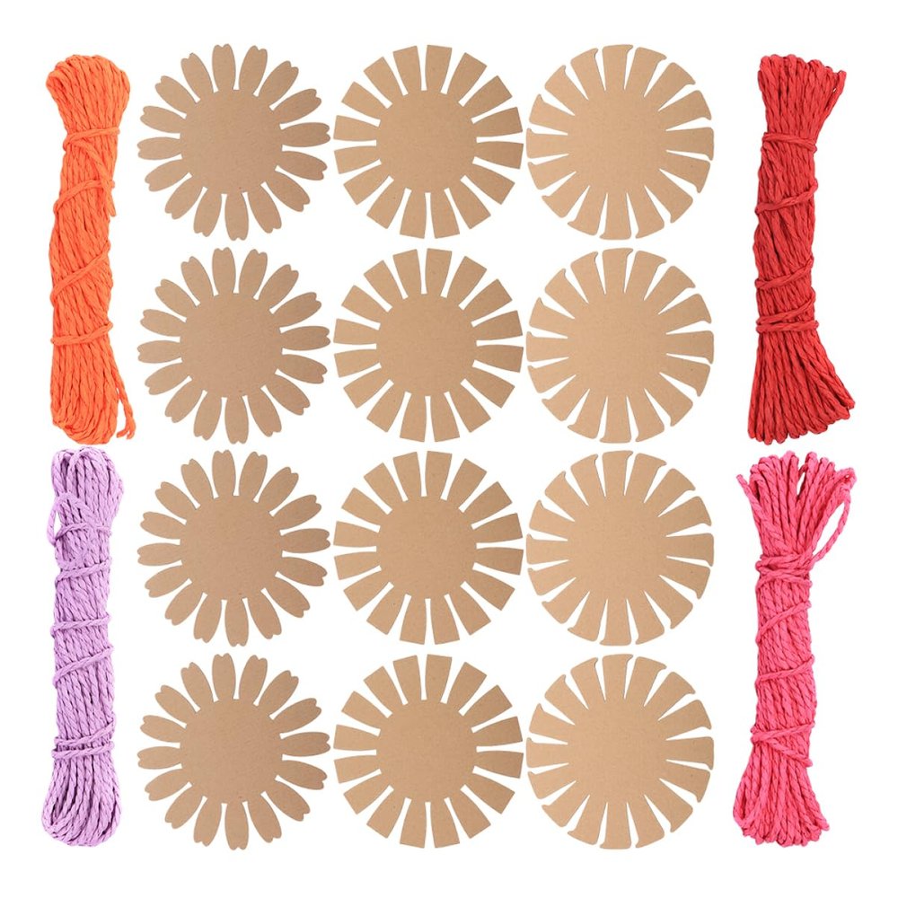 Gadpiparty 16-Piece Paper Basket Weaving Kit for Boys and Girls DIY Craft Supplies Colorful Paper Ropes for Handmade Basket Making Creative Arts Crafts Projects