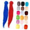 Gadpiparty Wool Felt Craft Kit for DIY Projects Portable Needle Felting Materials 12 Colors Roving Wool for Beginners and Craft Enthusiasts view 1
