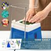 agreilduite Professional Glass Craft Starter Tool,Mini Stained Glass Kit with 5/8in & 1in & 1/4in & 1/8in & 1/8in Conical Grinder Bits,4200 RPM Stained Glass Grinder for Glass Processing Arts view 4