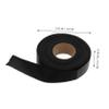 ARTIBETTER 3rolls Hemming Tape Craft Artificial Leather Straps DIY Leather Strap Strip Black Gold for Clothing Shoes Accessories view 2