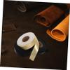 ARTIBETTER 3rolls Hemming Tape Craft Artificial Leather Straps DIY Leather Strap Strip Black Gold for Clothing Shoes Accessories view 4