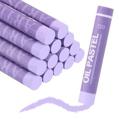 MECCANIXITY Soft Oil Pastels, Oil Pastel Crayons Vibrant Color Blendable Art Supplies for Painting Drawing Blending Painting Artists Beginners Professional(Light Purple, Pack of 16)