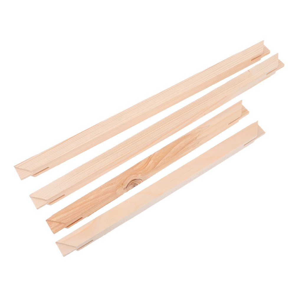Hohopeti DIY Solid Wooden Canvas Frame Kit for Oil Paintings Stretcher Bars Easy Assembly Professional Finish for Artists and Home Decor