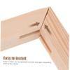 Hohopeti DIY Solid Wooden Canvas Frame Kit for Oil Paintings Stretcher Bars Easy Assembly Professional Finish for Artists and Home Decor view 2