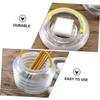 MUELODSIC Foldable Brush Washing Bucket Portable 5 Sets Pen Wash Basin for Artists Watercolor Paint and Outdoor Use view 2