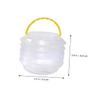 MUELODSIC Foldable Brush Washing Bucket Portable 5 Sets Pen Wash Basin for Artists Watercolor Paint and Outdoor Use view 4