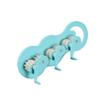 LOLIPPYY Hand Operated Quilling Crimper Tool for DIY Crafts Sky Blue Manual Paper Wave Shape Maker for Fine and Coarse Effects Present for Quilling Enthusiasts view 1