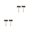 HOMSFOU 3sets 2pcs Rubber Roller for Crafting and Printmaking Easy Ink Spreading Tool for Scrapbooking and Stamping Projects Black 2pcs*3 view 1
