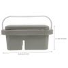 FONDOTIN Paint Brush Cleaner Bucket Brush Cleaner Tool Basins Pen Washing Bucket Holder view 2