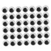 ARTIBETTER 50Pcs Movable Plastic Safety Eyes for Stuffed Animals Realistic Eyes for Doll Making and Crochet Projects Versatile Craft Supplies for DIY Crafts view 1