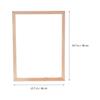 DOITOOL 40x50cm Wooden Oil Painting Frame Set DIY Canvas Stretcher Bars Easy to Assemble for Artists and Hobbyists for Home Decor and Gallery Exhibitions view 4