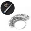 BOLOUY Ring Size Measuring Tool Metal Mandrel & Sizer Gauge Jewelry Mandrel Finger Sizing for Jewelry Making view 4