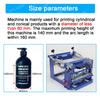 Commercial Grade Round Object Silk Screen Printer,Quick Change Roller System (Metal/Nylon/Plastic),Perfect for Small Batch Production & DIY Projects view 2