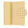 Queenbox 17.7x137.7in Plastic Rattan Cane Webbing, Octagonal Cane Open Weave Wicker Mesh Net for Furniture Cabinet Chair Bed Ceiling, Beige view 1