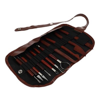 DOITOOL 1set Pottery Sculpting Tools Clay Carving Kit for Engraving Shaping and Smoothing and Easy to Clean Pottery Tools for Beginners and Artists