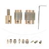NUOBESTY 1 Set Glass Grinding Bits 1 Inch 1/4 Inch Brass Core Diamond Tools for Stained Glass Supplies Sturdy and Versatile Grinding Accessories view 3