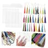 HOMSFOU 1set DIY Bookmark Making Tools Epoxy Resin Bookmark Molds Silicone Blank Book Mark Molds view 3
