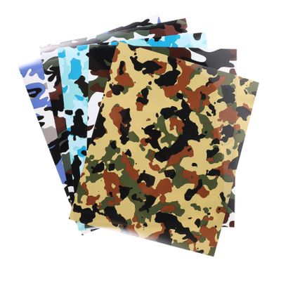 DOITOOL 5pcs Thermal Transfer Film Glitter Htv Htvron DIY for Clothes Lettering Garment Accessories