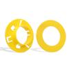 NIDAYE 200 Packs Plastic Bushing for Metal Stud, Corrosion and Rust Proof, Protect Wire Insulation from Sharp Metal Edges, Allows Smooth Wire Pulling, Grommet Protector with Stud Size of 2X4 Inches view 1