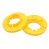 NIDAYE 200 Packs Plastic Bushing for Metal Stud, Corrosion and Rust Proof, Protect Wire Insulation from Sharp Metal Edges, Allows Smooth Wire Pulling, Grommet Protector with Stud Size of 2X4 Inches view 2