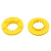 NIDAYE 200 Packs Plastic Bushing for Metal Stud, Corrosion and Rust Proof, Protect Wire Insulation from Sharp Metal Edges, Allows Smooth Wire Pulling, Grommet Protector with Stud Size of 2X4 Inches view 3