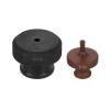 HARFINGTON Hydraulic Hole Punch Die 4mm Round Hole 40Cr Steel Electric Punching Kit for MHP-20 JP-20 Electric Punching Machine, Burgundy & Black view 1