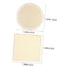 CORHAD 4pcs Natural Wood Crochet Basket Bases for DIY Crafts Mini Weaving Board Holes for Handmade Cross Stitch and Bag Decoration view 2
