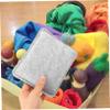 HOMSFOU 4pcs Felting Mats Cushion Portable Felting Pad for Needle Decorative Wool Pad view 4