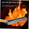 NUOBESTY 1Pc Melting Mold with Steel Bars for Casting Gold and Silver Durable Design for DIY Refining and Casting Needs for Jewelry and Precious Crafts view 4