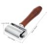 Angoily Leather Press Roller Tool for Crafting Heavy Duty Leather Roller for Seam Pressing and Smoothing Sturdy Leathercraft Tool Ergonomic Handle for Leatherworking and DIY Projects view 2